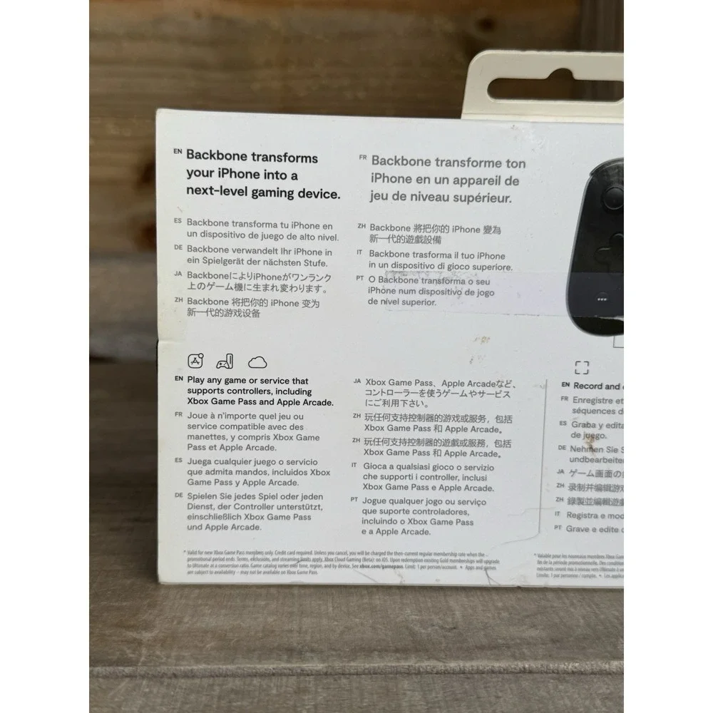 Backbone One For Xbox, iPhone Lightning, BB-02-B-X‎ In Open Box